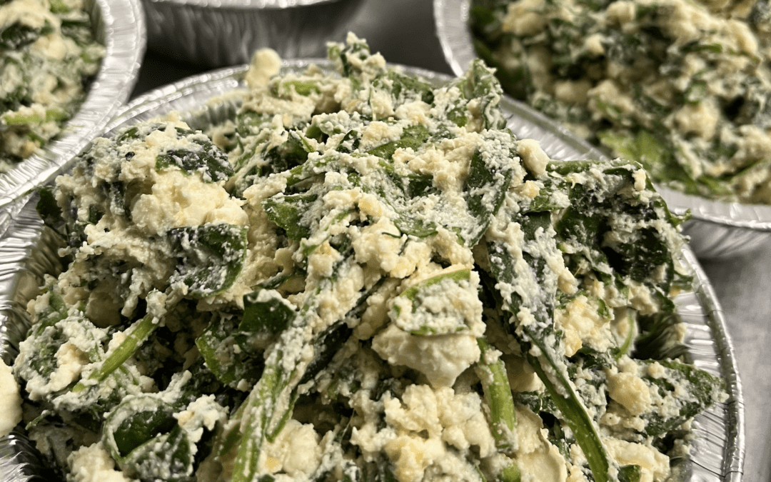 Cheesy Spinach